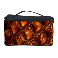 Caramel Honeycomb An Abstract Image Cosmetic Storage Case by Simbadda