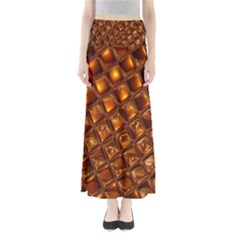 Caramel Honeycomb An Abstract Image Maxi Skirts by Simbadda