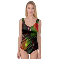 Colorful Background Star Princess Tank Leotard 