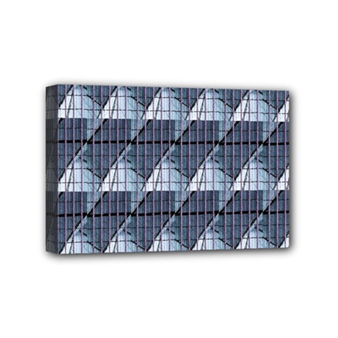 Snow Peak Abstract Blue Wallpaper Mini Canvas 6  X 4 