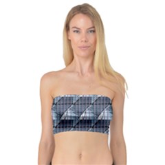 Snow Peak Abstract Blue Wallpaper Bandeau Top