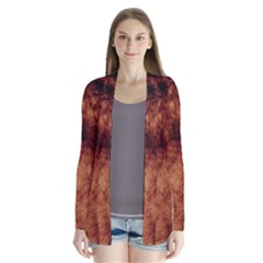 Abstract Brown Smoke Cardigans by Simbadda