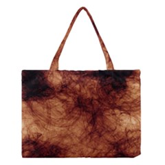 Abstract Brown Smoke Medium Tote Bag by Simbadda