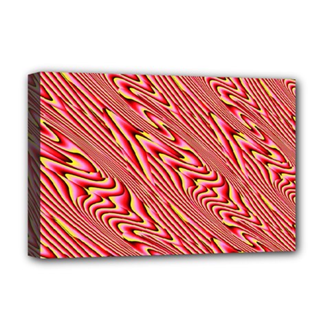 Abstract Neutral Pattern Deluxe Canvas 18  X 12   by Simbadda