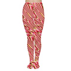 Abstract Neutral Pattern Women s Tights