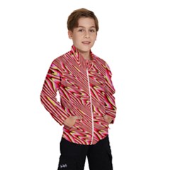 Abstract Neutral Pattern Wind Breaker (kids)