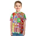 Abstract Polka Dot Pattern Digitally Created Abstract Background Pattern With An Urban Feel Kids  Sport Mesh Tee View1