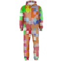 Abstract Polka Dot Pattern Digitally Created Abstract Background Pattern With An Urban Feel Hooded Jumpsuit (Men)  View1