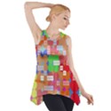 Abstract Polka Dot Pattern Digitally Created Abstract Background Pattern With An Urban Feel Side Drop Tank Tunic View1