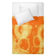 Retro Orange Circle Background Abstract Duvet Cover Double Side (single Size) by Nexatart