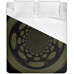 Dark Portal Fractal Esque Background Duvet Cover (california King Size) by Nexatart