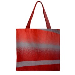 Orange Stripes Colorful Background Textile Cotton Cloth Pattern Stripes Colorful Orange Neo Zipper Grocery Tote Bag