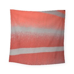 Orange Stripes Colorful Background Textile Cotton Cloth Pattern Stripes Colorful Orange Neo Square Tapestry (small)