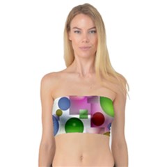 Colored Bubbles Squares Background Bandeau Top by Nexatart