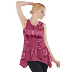 Fusia Abstract Background Element Diamonds Side Drop Tank Tunic by Nexatart