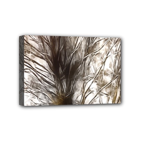 Tree Art Artistic Tree Abstract Background Mini Canvas 6  X 4  by Nexatart