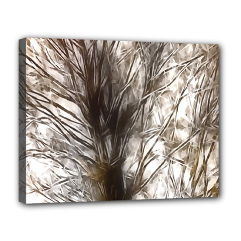 Tree Art Artistic Tree Abstract Background Canvas 14  X 11  by Nexatart