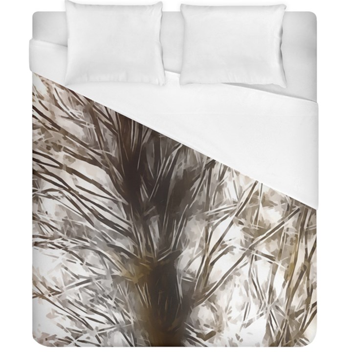 Tree Art Artistic Tree Abstract Background Duvet Cover (California King Size)