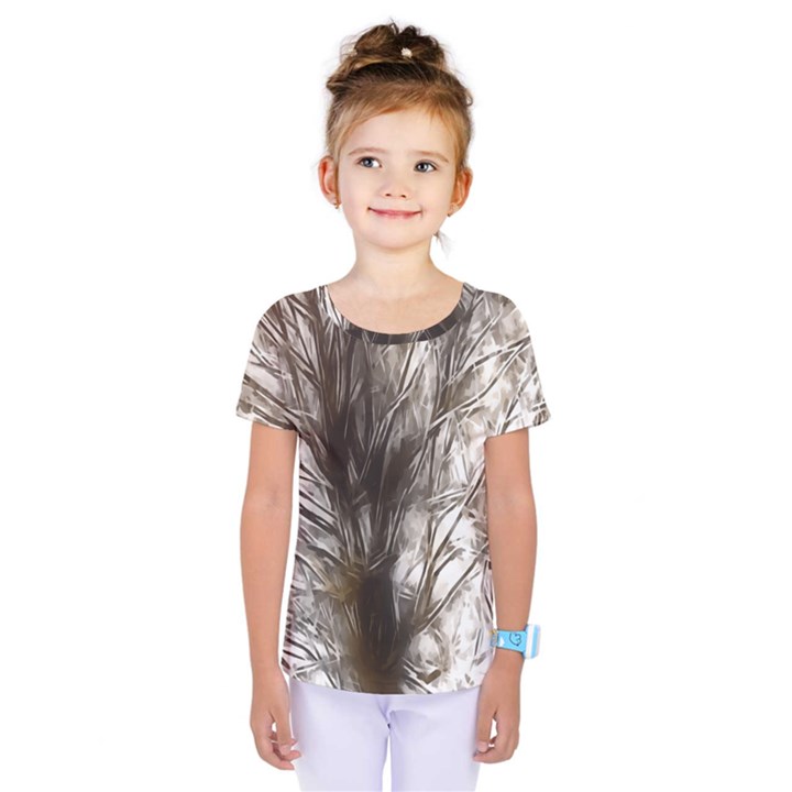 Tree Art Artistic Tree Abstract Background Kids  One Piece Tee