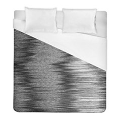 Rectangle Abstract Background Black And White In Rectangle Shape Duvet Cover (full/ Double Size)