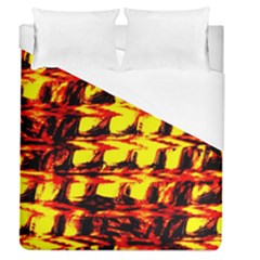 Yellow Seamless Abstract Brick Background Duvet Cover (queen Size) by Nexatart