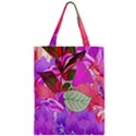 Abstract Design With Hummingbirds Zipper Classic Tote Bag View1