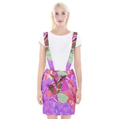 Abstract Design With Hummingbirds Suspender Skirt by Nexatart