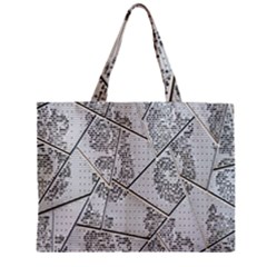 The Abstract Design On The Xuzhou Art Museum Zipper Mini Tote Bag by Nexatart