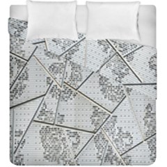 The Abstract Design On The Xuzhou Art Museum Duvet Cover Double Side (king Size) by Nexatart