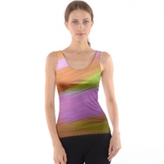 Metallic Brush Strokes Paint Abstract Texture Tank Top by Nexatart