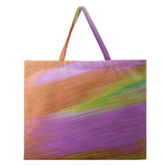 Metallic Brush Strokes Paint Abstract Texture Zipper Large Tote Bag by Nexatart