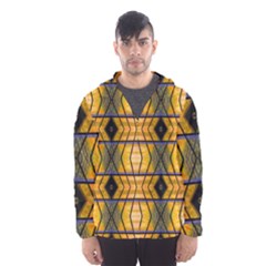 Light Steps Abstract Hooded Wind Breaker (men) by Nexatart