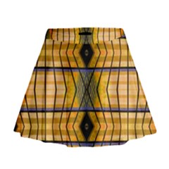 Light Steps Abstract Mini Flare Skirt