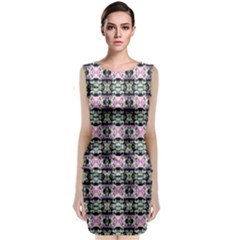 Colorful Pixelation Repeat Pattern Classic Sleeveless Midi Dress by Nexatart