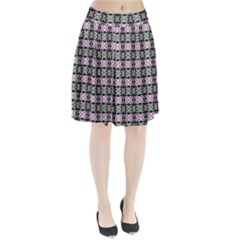 Colorful Pixelation Repeat Pattern Pleated Skirt by Nexatart