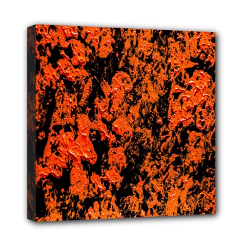 Abstract Orange Background Mini Canvas 8  x 8 