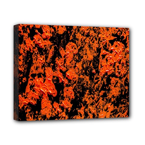 Abstract Orange Background Canvas 10  x 8 