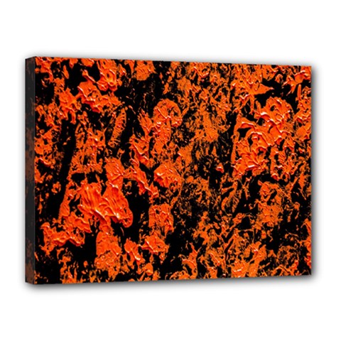 Abstract Orange Background Canvas 16  x 12 