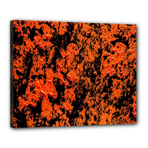 Abstract Orange Background Canvas 20  x 16 