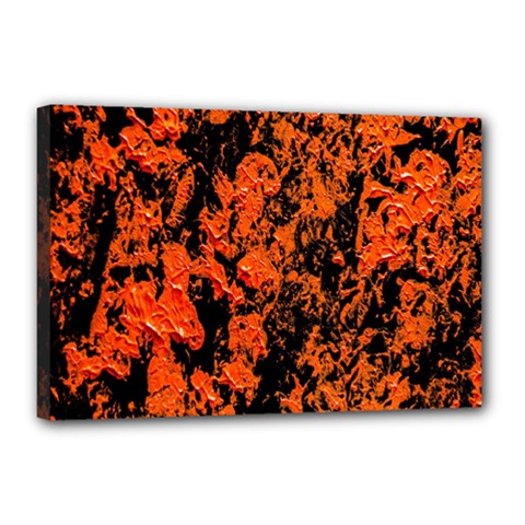 Abstract Orange Background Canvas 18  x 12 