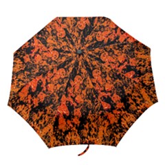 Abstract Orange Background Folding Umbrellas