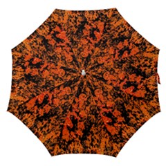 Abstract Orange Background Straight Umbrellas