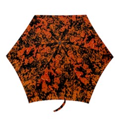 Abstract Orange Background Mini Folding Umbrellas