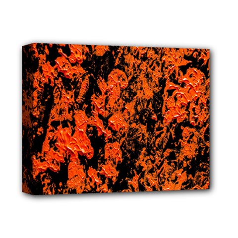 Abstract Orange Background Deluxe Canvas 14  x 11 