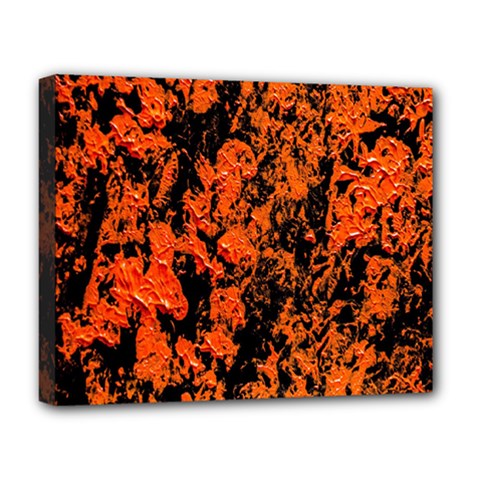 Abstract Orange Background Deluxe Canvas 20  x 16  