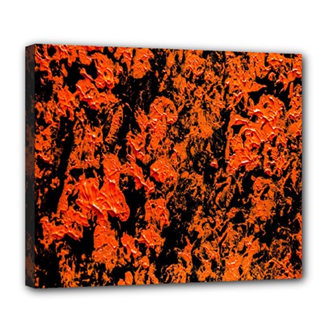 Abstract Orange Background Deluxe Canvas 24  x 20  