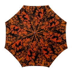 Abstract Orange Background Golf Umbrellas