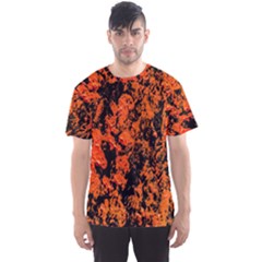 Abstract Orange Background Men s Sport Mesh Tee