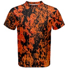 Abstract Orange Background Men s Cotton Tee