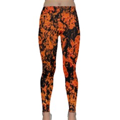 Abstract Orange Background Classic Yoga Leggings